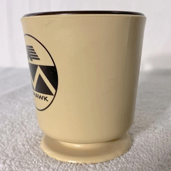 Vintage Mohawk Gas Station Plastic  Travel Mug Coffee Cup To Go Cup With Lid - Picture 5 of 12